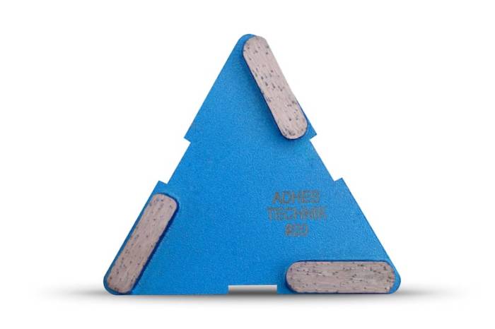 Niebieskie segmenty diamentowe Adhes Technik